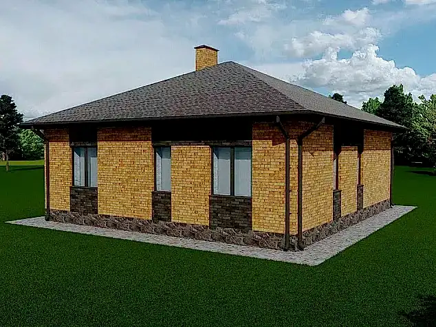 Проект дома - ТП - 80 Проект дома - ТП - 80