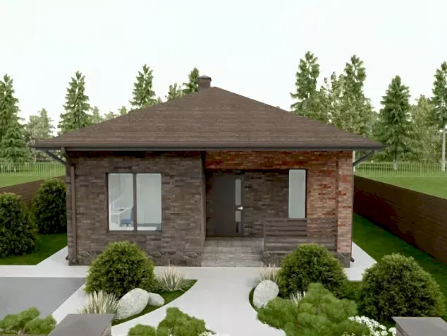 Проект дома - ТП - 100 - 2 Проект дома - ТП - 100 - 2