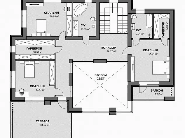 Проект дома 2 - ТП - 376 Проект дома 2 - ТП - 376