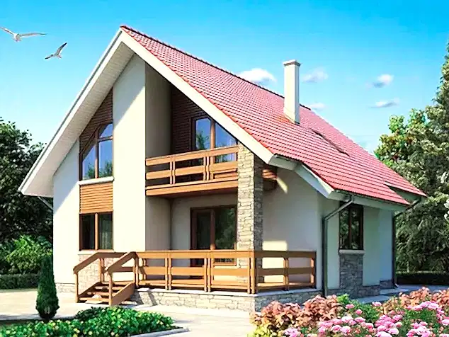 Проект дома М  -  170 кв. 53-12