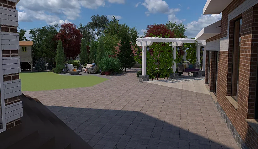 Коттедж. Благоустройство территории 2024 год