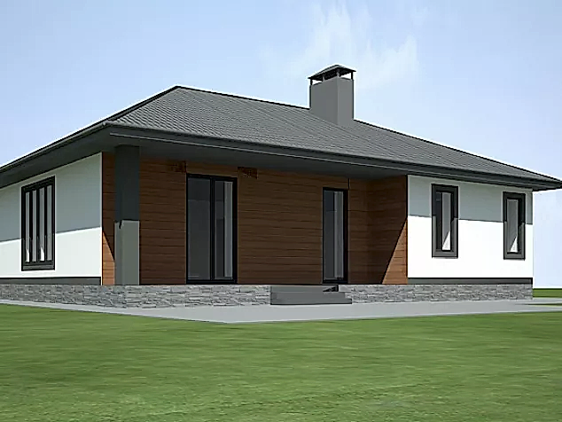 Проект дома 1 - 6 - 113 кв.